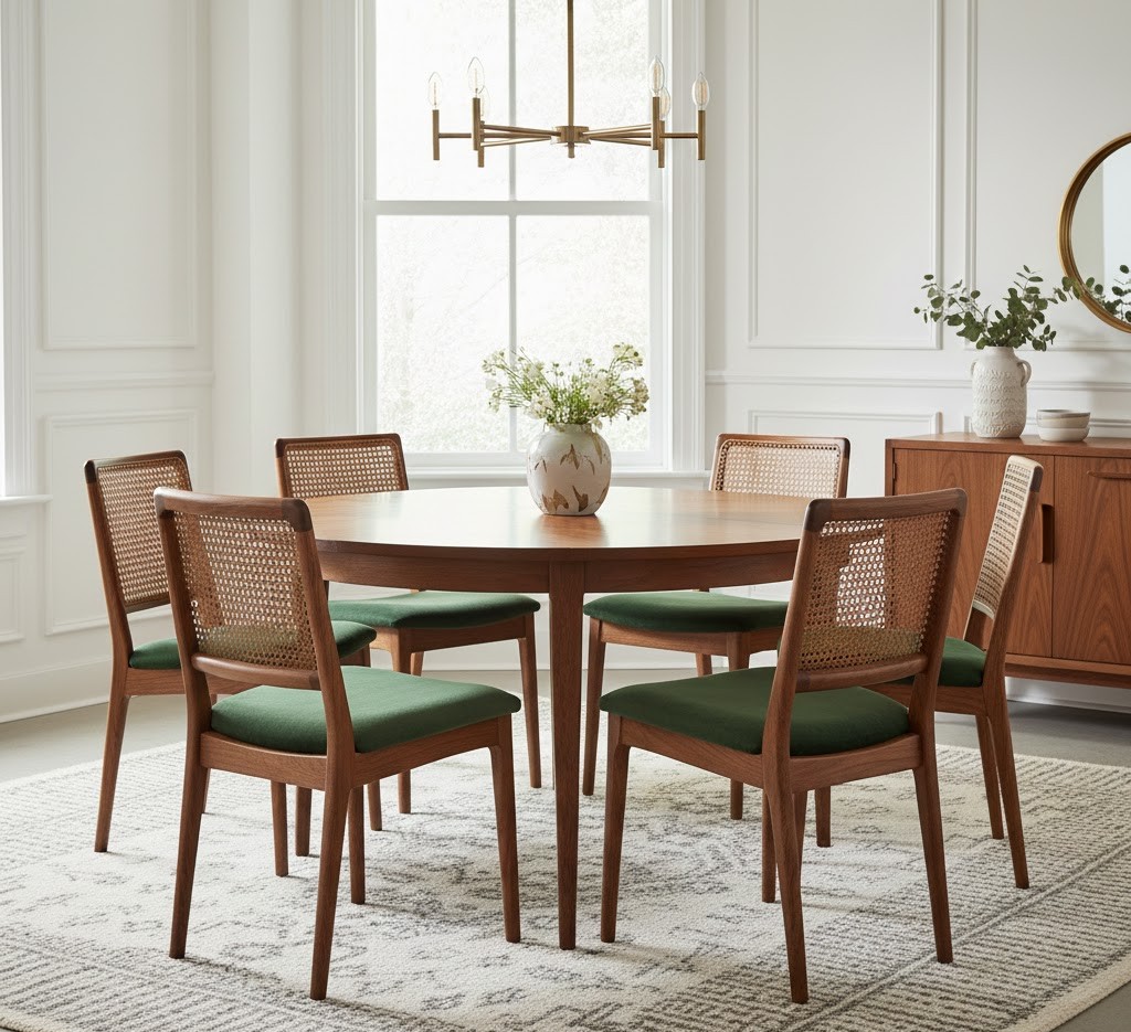 Restored antique wooden cabinet